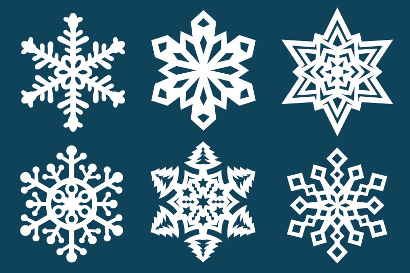 Make Paper Snowflakes (12 Best Free Templates!) - A Piece Of Rainbow