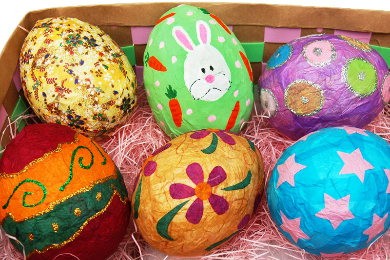 Fun Easter Egg Paper Craft for Kids to Make - Projects with Kids