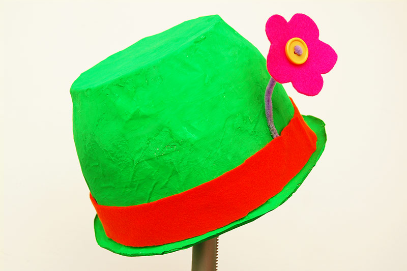 Papier Mache Hat - Clown Hat