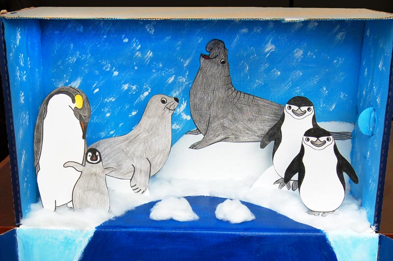 Polar Habitat Diorama craft