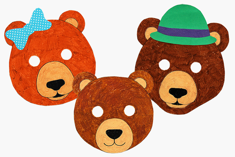 Bear Masks Free Printable Templates Coloring Pages FirstPalette