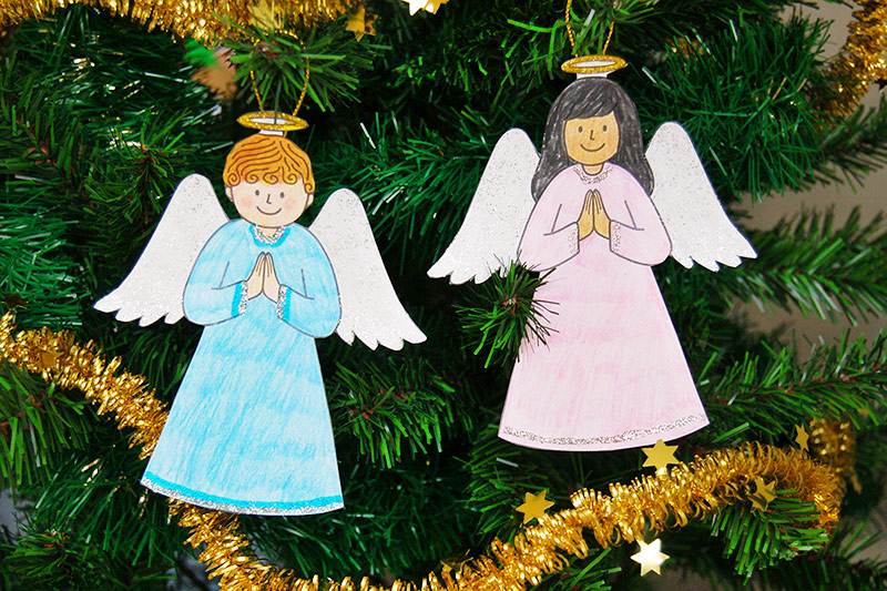 Printable Christmas Tree Ornaments craft