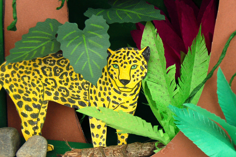 Rainforest Diorama craft