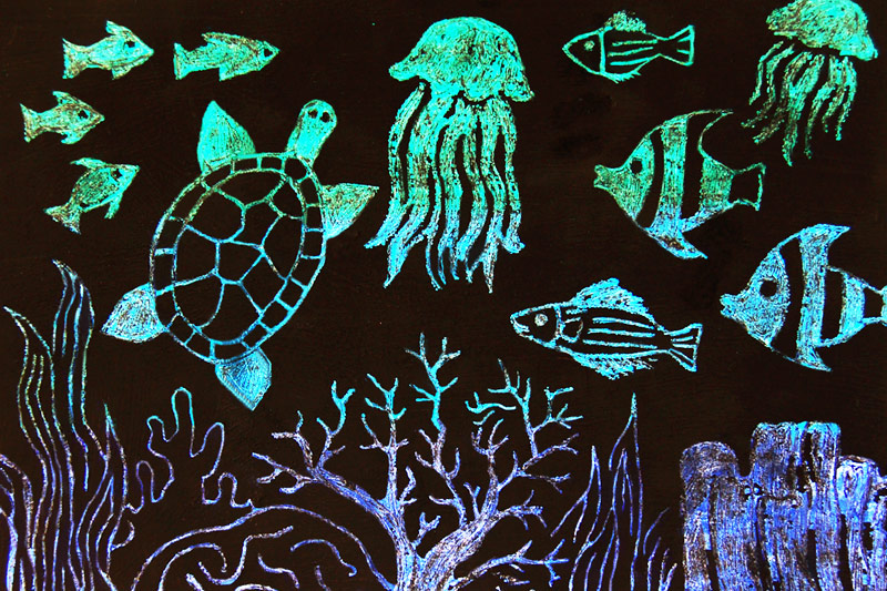 How to Make Your Own Scratch Art with Crayons
