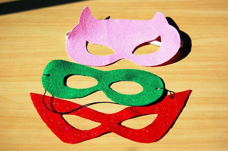 Superhero Mask Glasses- assorted colors