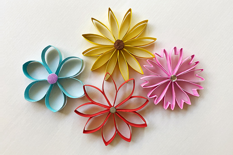 Spring Toilet Paper Roll Craft - Arty Crafty Kids