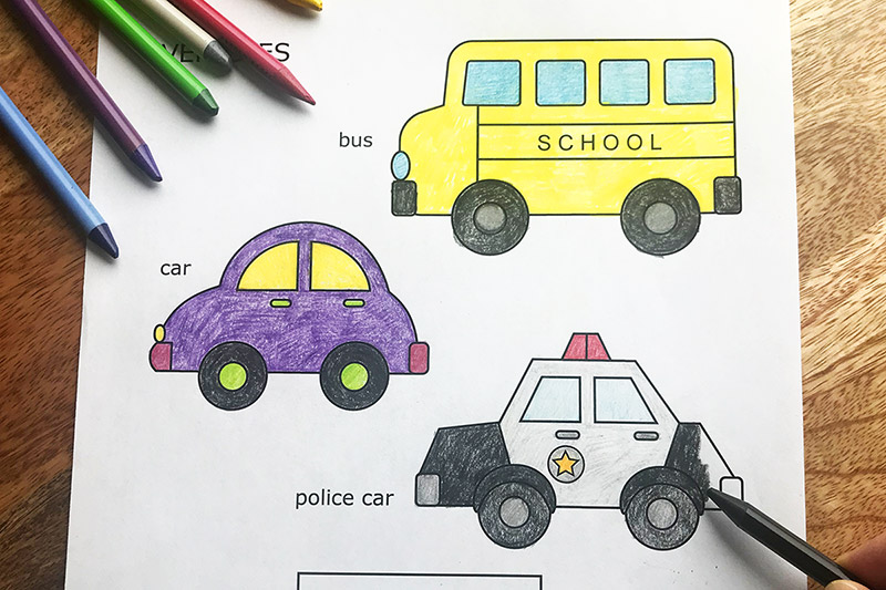 Coloring Games for Toddlers * Car