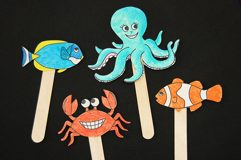 Free Printable Sea Creatures - FREE PRINTABLE TEMPLATES