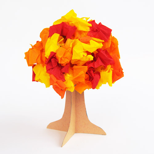 3D Paper Tree - Fall Tree