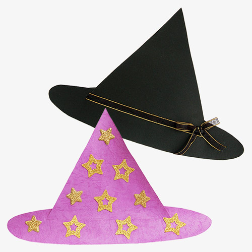 MORE IDEAS - Make a witch and wizard's hat.