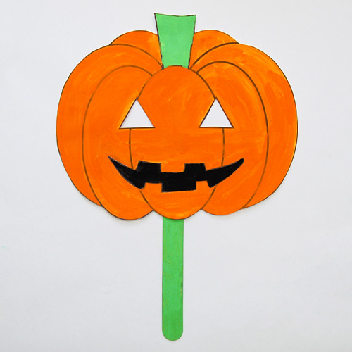 Jack-o'-Lantern Mask, Kids' Crafts