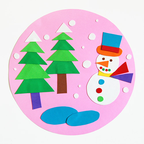 Many Shapes Picture Kids Crafts Fun Craft Ideas FirstPalette