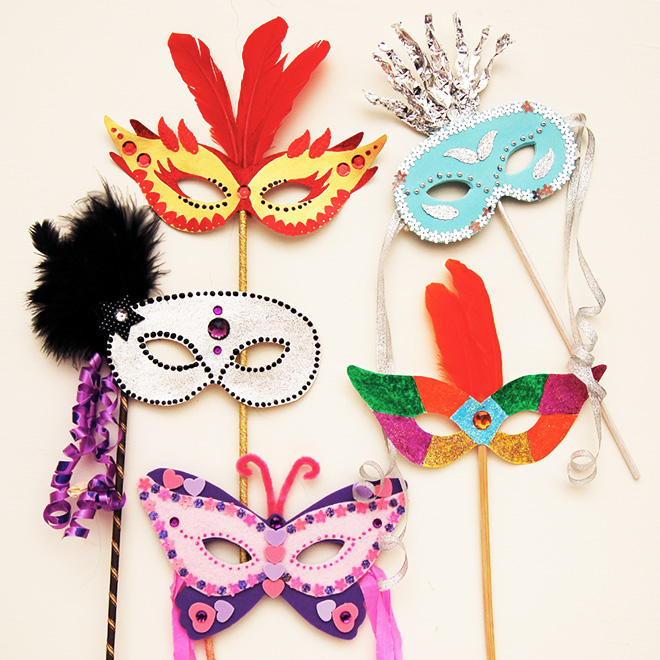 Hoop van Specialiseren Menagerry Masquerade Mask | Kids' Crafts | Fun Craft Ideas | FirstPalette.com