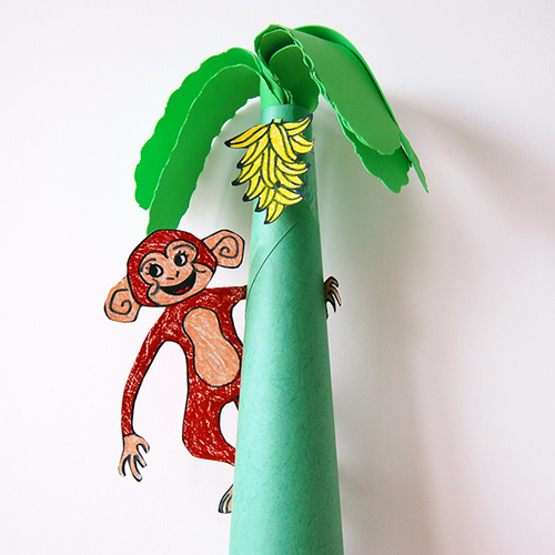Monkey Tree | Kids' Crafts | Fun Craft Ideas Monkey Tree | Kids' Crafts | Fun Craft Ideas
