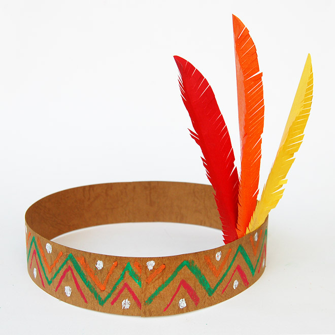 Native American Headband Kids' Crafts Fun Craft Ideas