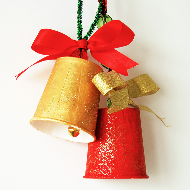 How to Make Paper Christmas Bell - Making Paper Christmas Bells