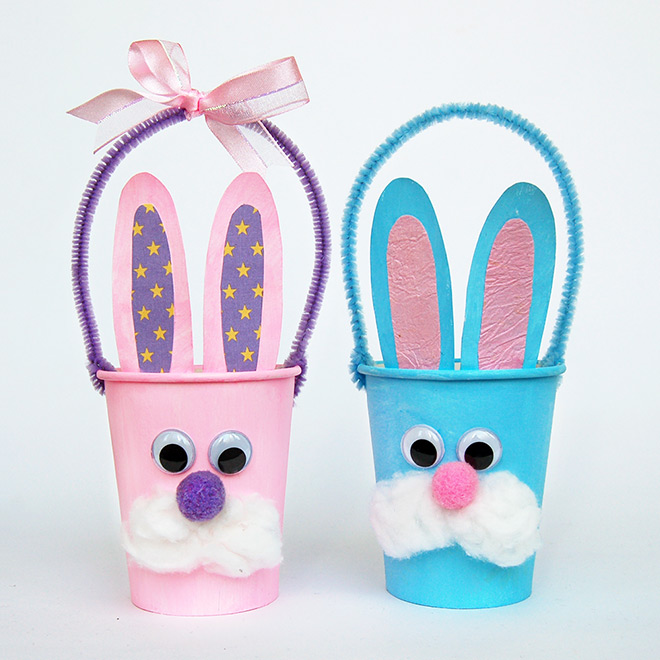 Easter Bunny Kraft Cups