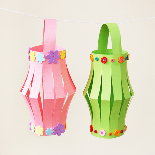 Paper Lanterns | Kids' Crafts | Fun Craft Ideas | FirstPalette.com