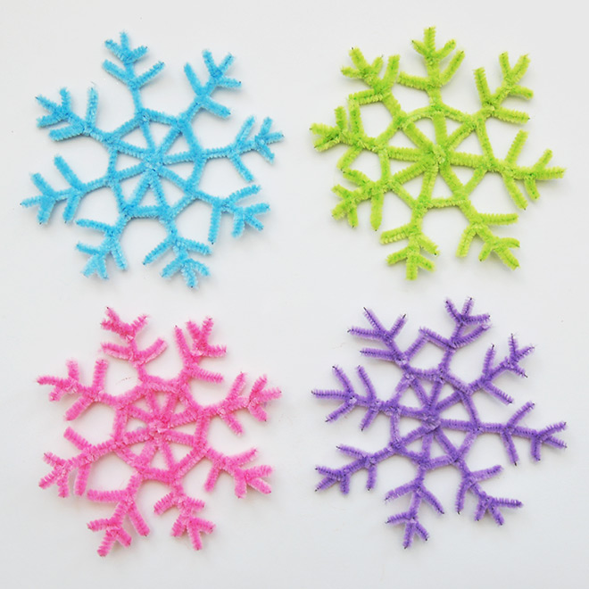 Snowflake Pipe Cleaner Craft