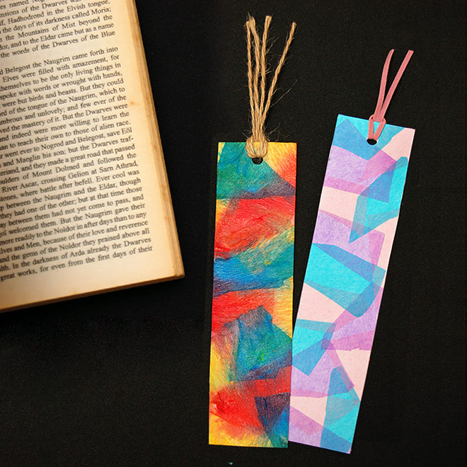 Stained Glass Bookmarks, Kids' Crafts