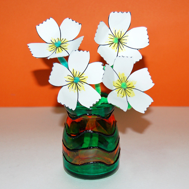 Stained Glass Jars - Vase