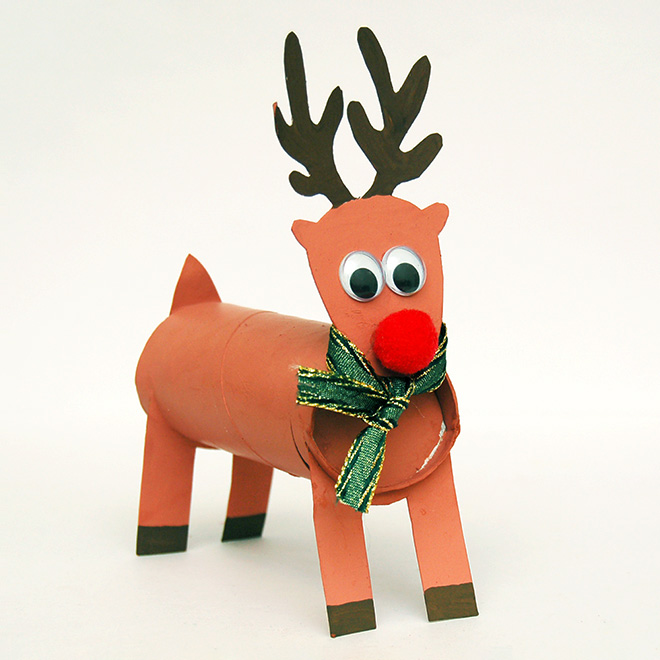 TP Roll Reindeer | Kids' Crafts | Fun Craft Ideas 
