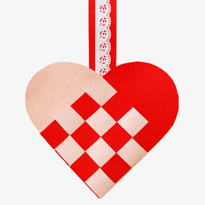 heart craft paper