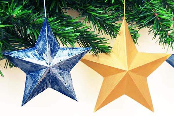 How to Make 3D Paper Stars (The Perfect Christmas Decoration for