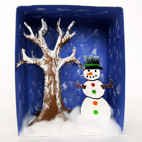 3D Paper Tree - Winter Tree