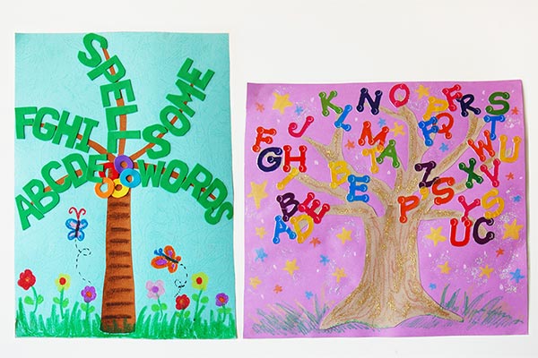 Printable Alphabet Tree craft