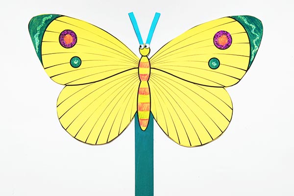 Butterfly Fan craft