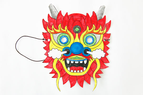 Chinese Dragon Mask craft