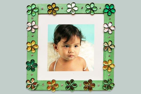 Craft Stick Photo Frame craft