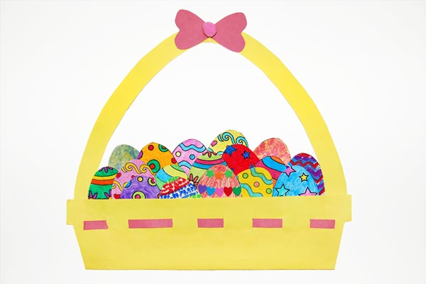 Creative Paper Eggs craft