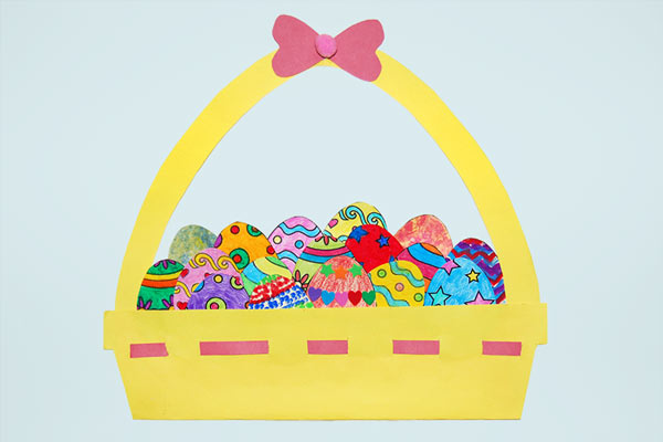 Creative Paper Eggs craft