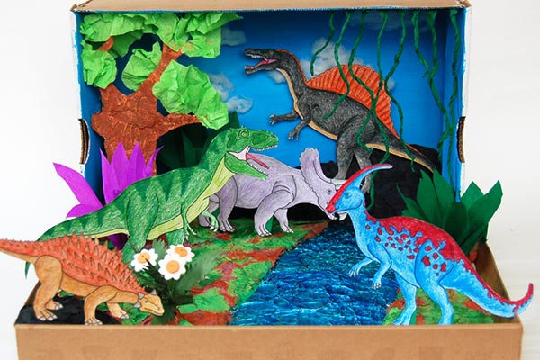 Dinosaur Diorama craft