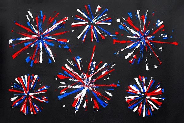 Firework Printing craft