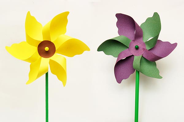 Flower Pinwheel