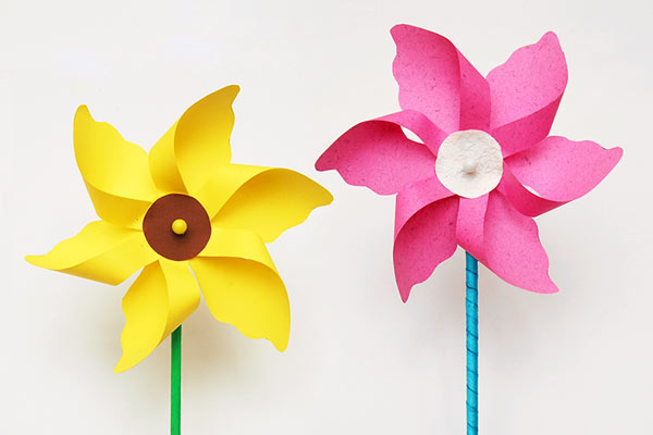 Flower Pinwheel craft