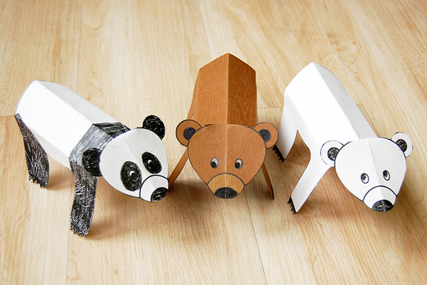 Folding Paper Zoo Animals | Kids' Crafts | Fun Craft Ideas |  