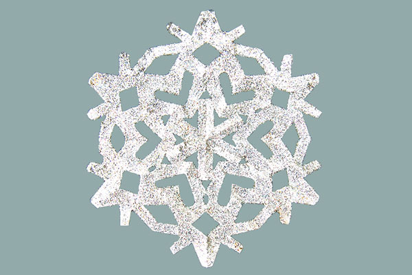Glitter Snowflake craft