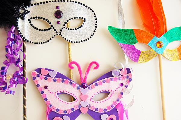 Masquerade Masks craft