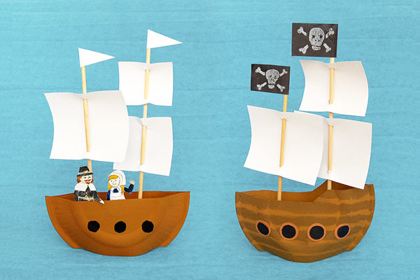 Mayflower or Pirate Ship craft