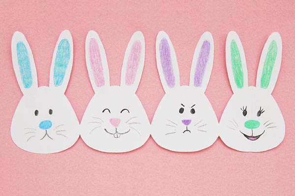 Paper Bunny Chain