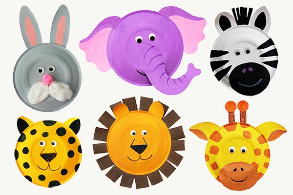 16 Wild Animal Masks for Kids Arts & CraftsWild Animal Kids Crafts 