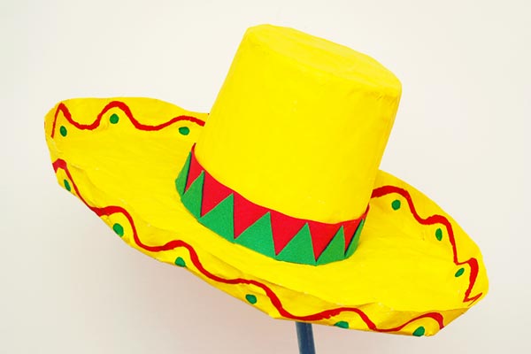 Papier Mache Hat craft