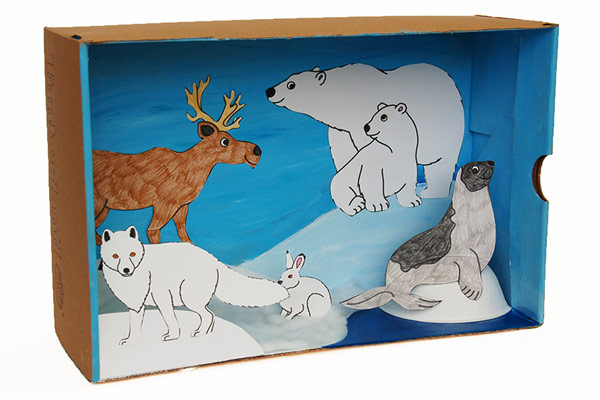Polar Habitat Diorama craft