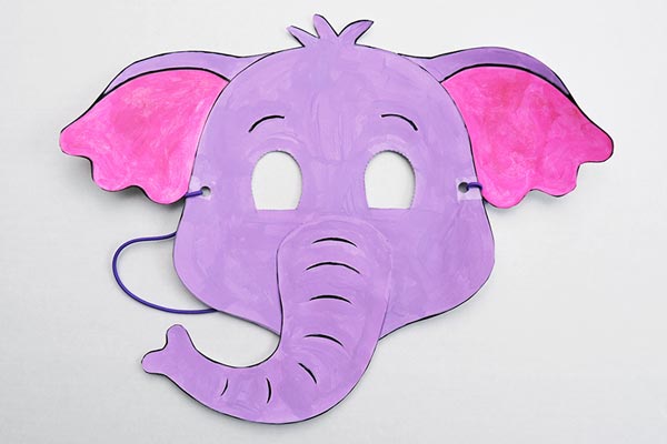 African Animal Paper Masks Printable Safari Craft Activity Costume