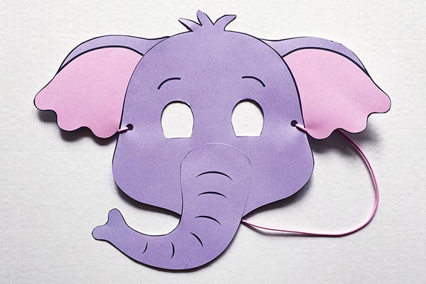 Printable Elephant Mask craft