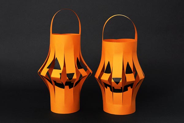 Pumpkin Paper Lantern craft